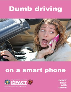 Dumb driving on a smart phone
