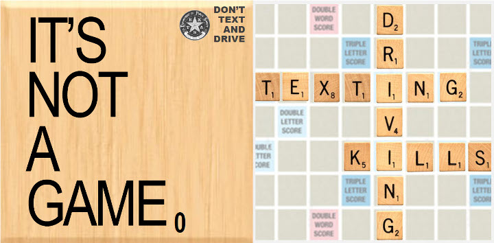 Texting and driving is not a game